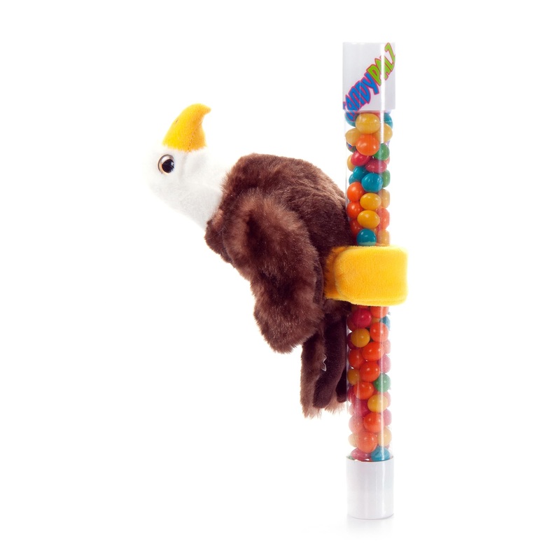 The Petting Zoo Bald Eagle Stuffed Animal Plushie Slap Bracelet, Gifts For Kids, Candypalz, Zoologee Bald Eagle Plush Toy