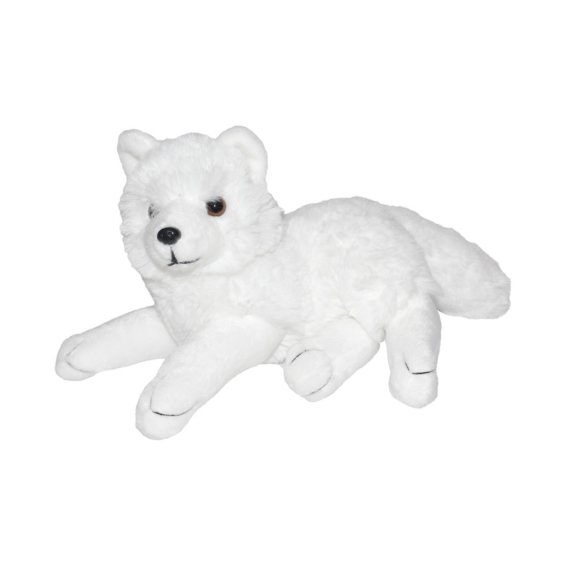 Wild Republic Arctic Fox Plush, Stuffed Animal, Plush Toy, Gifts For Kids, Cuddlekins 8 Inches, Multi