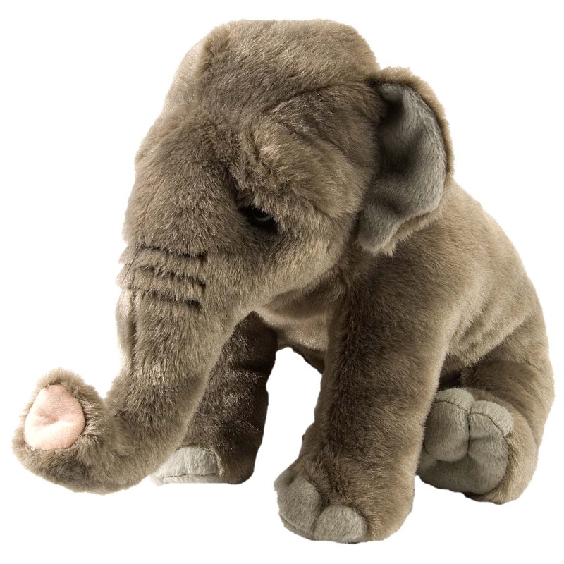 Wild Republic Asian Elephant Plush, Stuffed Animal, Plush Toy, Gifts For Kids, Cuddlekins 12 Inches