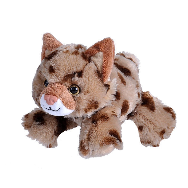 Wild Republic Bobcat Plush, Stuffed Animal, Plush Toy, Gifts For Kids, HugEms 7 Inches