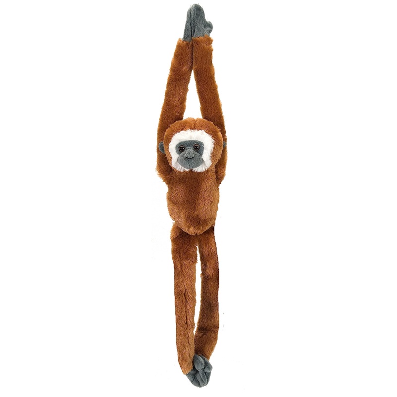 Wild Republic Gibbon Plush, Monkey Stuffed Animal, Plush Toy, Gifts For Kids, Hanging 20'