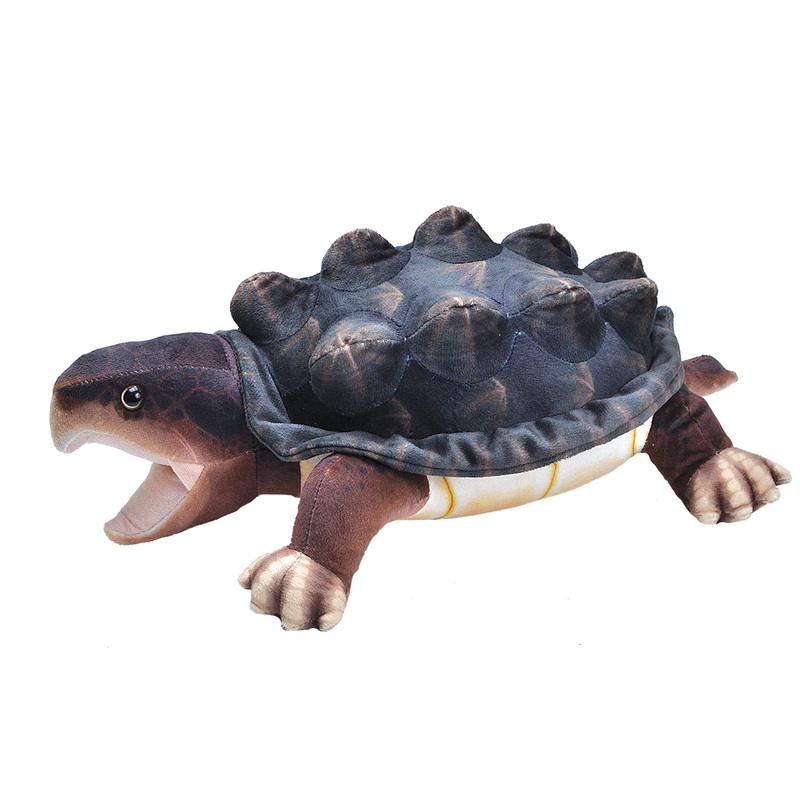 Wild Republic Living Stream Snapping Turtle 24 Inches, Gift For Kids, Plush Toy, Great Novelty Gift For Fishermen And Sportsmen, Tortue Serpentine