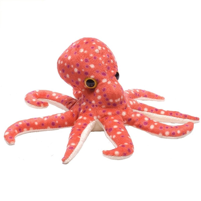 Wild Republic Octopus Plush, Stuffed Animal, Plush Toy, Gifts For Kids, HugEms 7 Inch