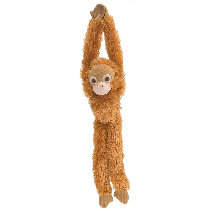 Wild Republic Orangutan Plush, Monkey Stuffed Animal, Plush Toy, Gifts For Kids, Hanging 20 Inches