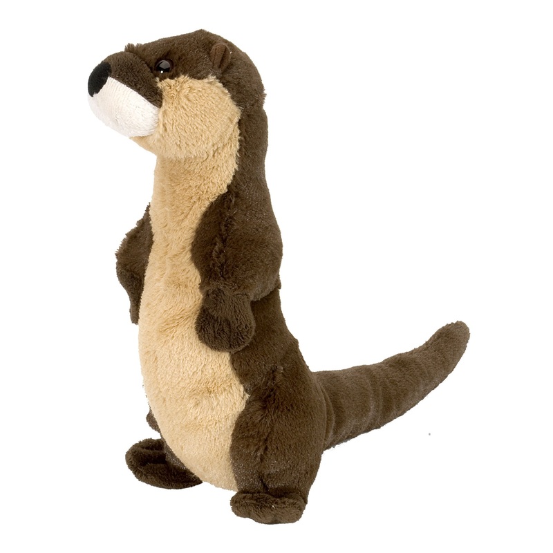 Wild Republic River Otter Standing Plush, Stuffed Animal, Plush Toy, Gifts For Kids, Cuddlekins 8 Inches
