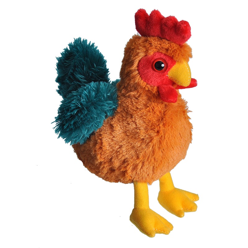 Wild Republic Rooster Plush, Stuffed Animal, Plush Toy, Gifts For Kids, HugEms 7 Inches