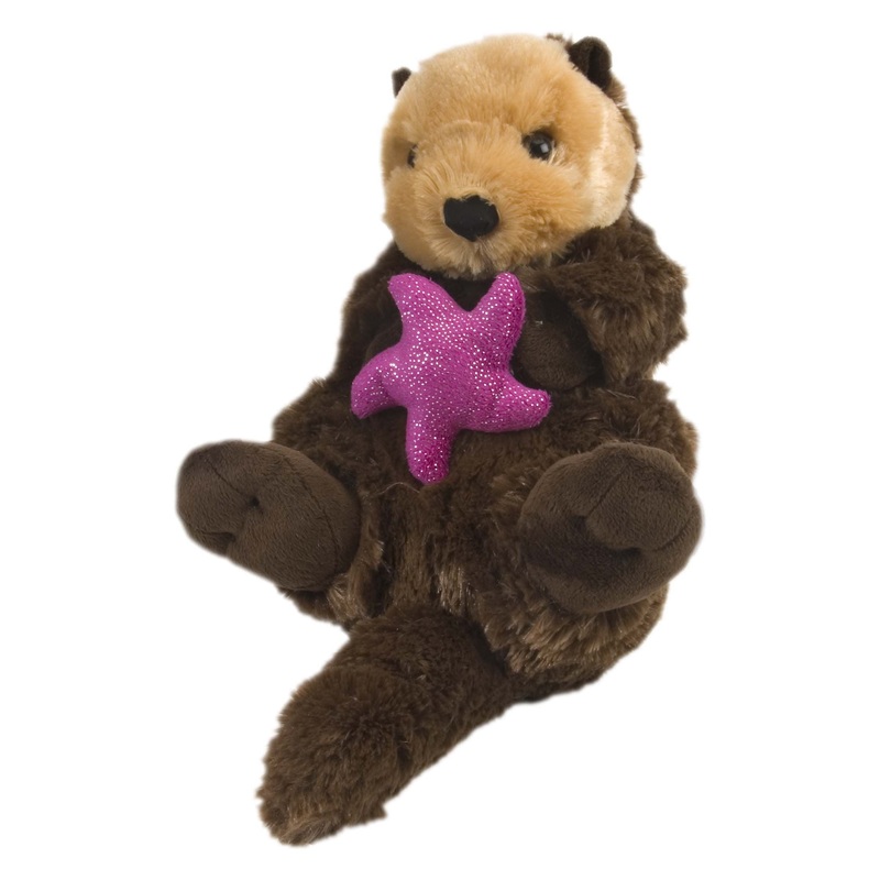 Wild Republic Sea Otter Stuffed Animal, Plush Toy, Gifts For Kids, Cuddlekins 12', Multicolor