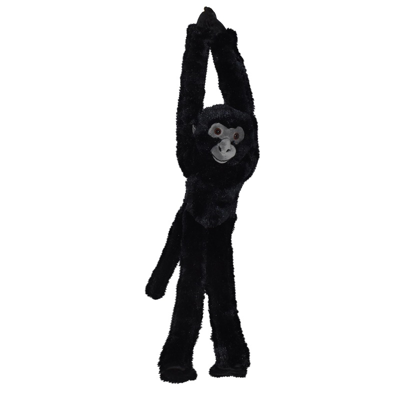 Wild Republic Spider Monkey Black, Monkey Stuffed Animal, Plush Toy, Gifts For Kids, Hanging 22 Inches
