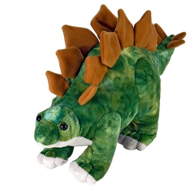 Wild Republic Stegosaurus Plush, Dinosaur Stuffed Animal, Plush Toy, Gifts For Kids, 10', Multicolor, (Model: 15489)
