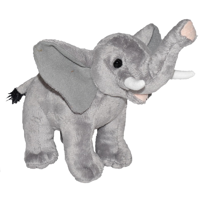Wild Republic Wild Calls Elephant Plush, Stuffed Animal, Plush Toy, Kids Gifts, 8 Inches