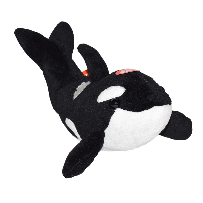 Wild Republic Wild Calls Orca, Authentic Animal Sound, Stuffed Animal, Eight Inches, Gift For Kids, Plush Toy, Fill Is Spun Recycled Water Bottles, 7.5' (23319)