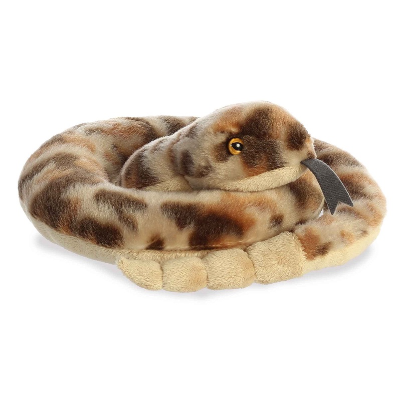 Aurora Adorable Flopsie Ruse Rattlesnake Stuffed Animal - Playful Ease - Timeless Companions - Brown 12 Inches