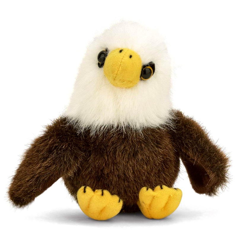 Bearington Soar Plush Stuffed Animal Bald Eagle, 6 Inches