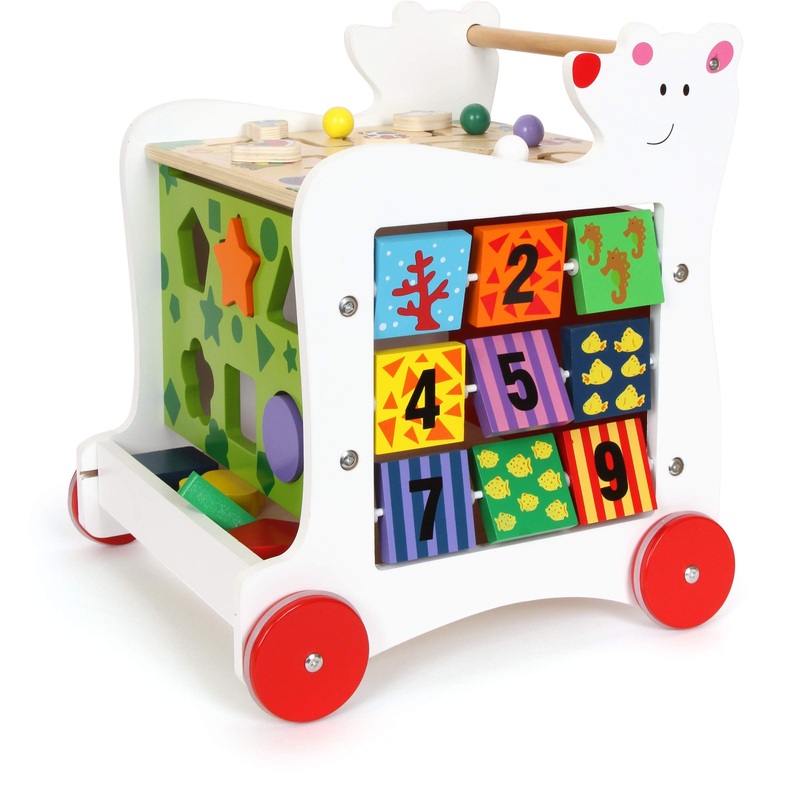 Small Foot Design Small Foot Wooden Toys - Wooden Baby Bear Walker