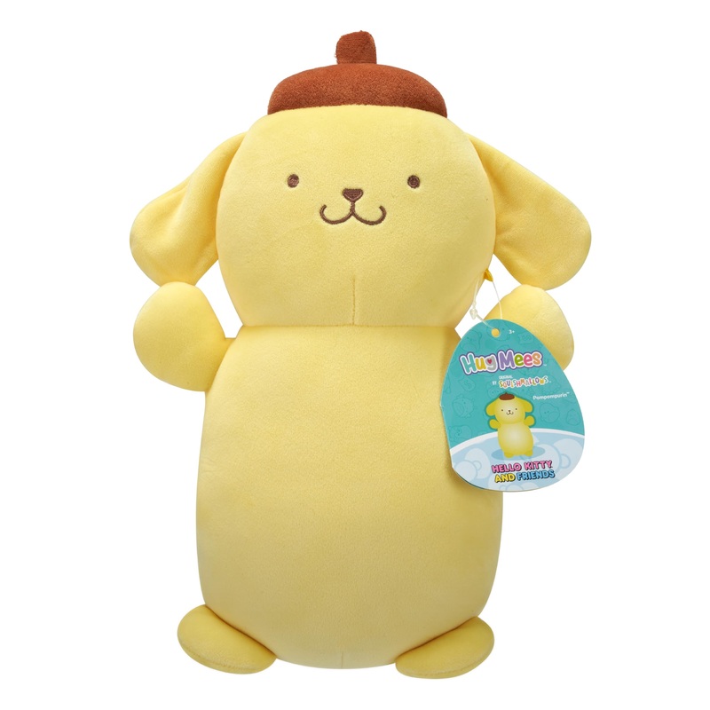 Squishmallows Original Sanrio 10In Pompompurin Hugmees - Ultrasoft Official Jazwares Plush (Medium-Sized)