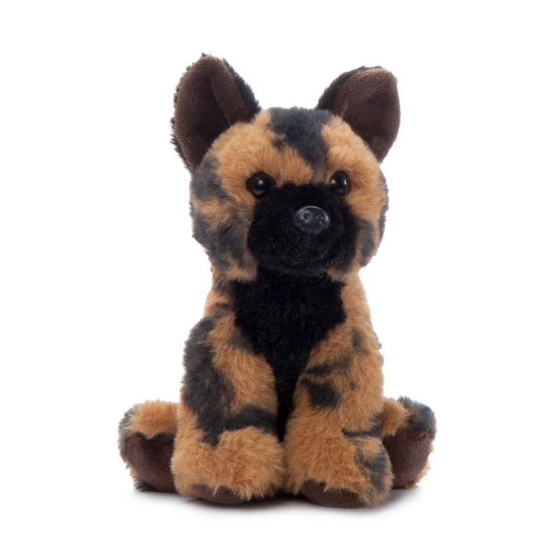 The Petting Zoo African Wild Dog Stuffed Animal Plushie, Gifts For Kids, Wild Onez Babiez Zoo Animals, Zoologee African Wild Dog