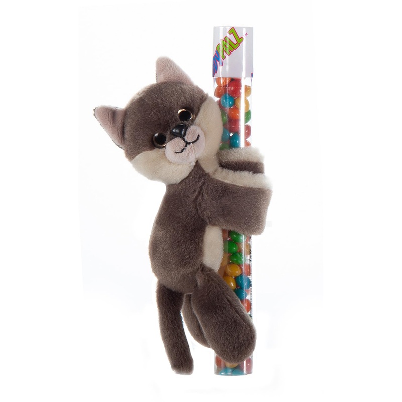 The Petting Zoo Timber Wolf Stuffed Animal Plushie Slap Bracelet, Gifts For Kids, Candypalz, Zoologee Timber Wolf Plush Toy