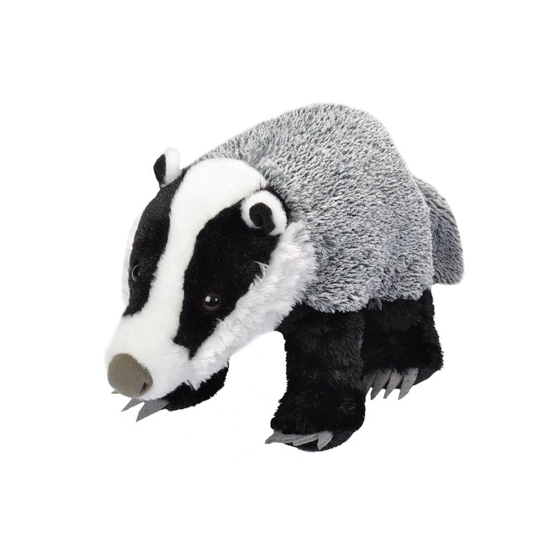 Wild Republic Badger Plush, Stuffed Animal, Plush Toy, Gifts For Kids, Cuddlekins 12 Inches