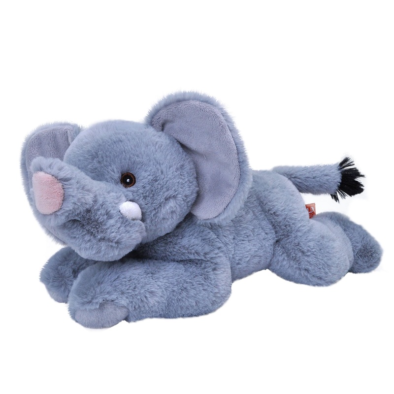 Wild Republic Ecokins African Elephant Stuffed Animal 12 Inch, Eco Friendly Gifts For Kids, Plush Toy, Handcrafted Using 16 Recycled Plastic Water Bottles