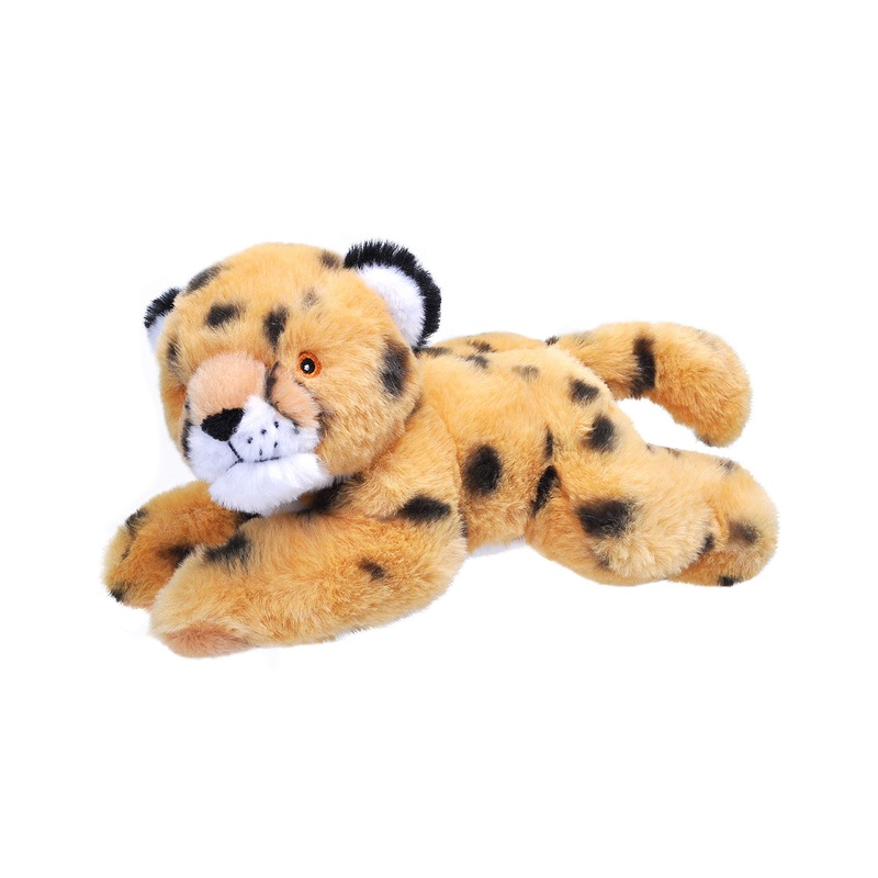 Wild Republic Ecokins Mini Cheetah Stuffed Animal 8 Inch, Eco Friendly Gifts For Kids, Plush Toy, Handcrafted Using 7 Recycled Plastic Water Bottles