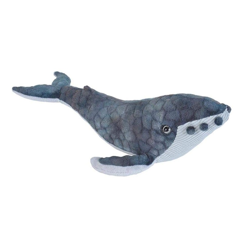 Wild Republic Humpback Whale Plush, Stuffed Animal, Plush Toy, Gifts For Kids, Cuddlekins, 13 Inches