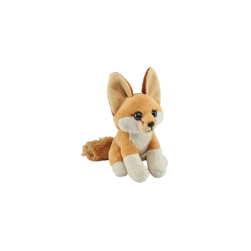 Wild Republic Pocketkins Eco Fennec Fox, Stuffed Animal, 5 Inches, Plush Toy, Made From Recycled Materials, Eco Friendly