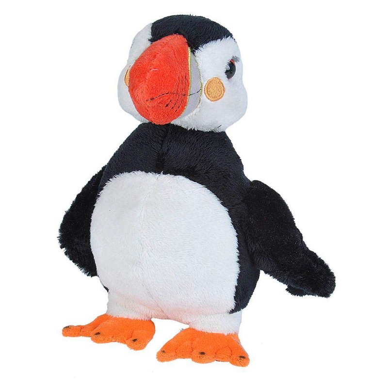 Wild Republic Puffin Plush, Stuffed Animal, Plush Toy, Sea Animals, Gifts For Kids, Sea Critters 8 Inches