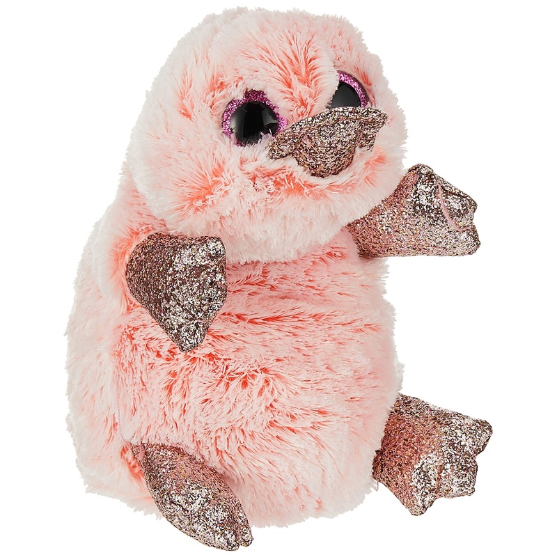 Ty 1607-36217 Beanie Boo Wilma Pink Platypus, Multicolored, 15 Cm