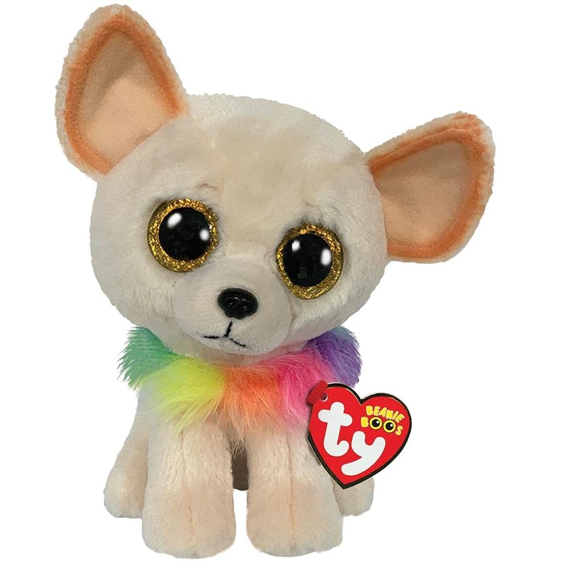 Ty Chewey Tan Chihuahua Beanie Boos Medium 13' | Beanie Baby Soft Plush Toy | Collectible Cuddly Stuffed Teddy
