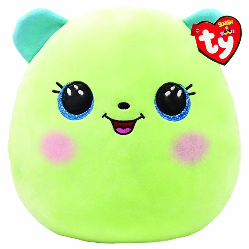 Ty Toys - Squish A Boo Bear Clover - 31 Cm, Green, Ty39314