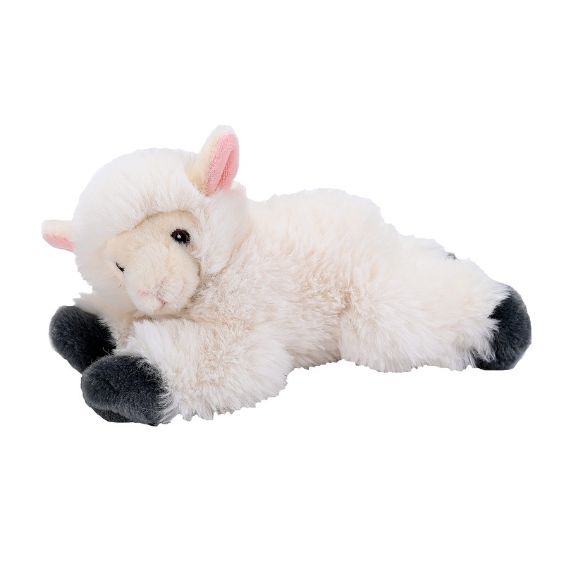 Wild Republic Ecokins Mini, Lamb, Stuffed Animal, 8 Inches, Gift For Kids, Plush Toy, Made From Spun Recycled Water Bottles, Eco Friendly, ChildS Room Decor