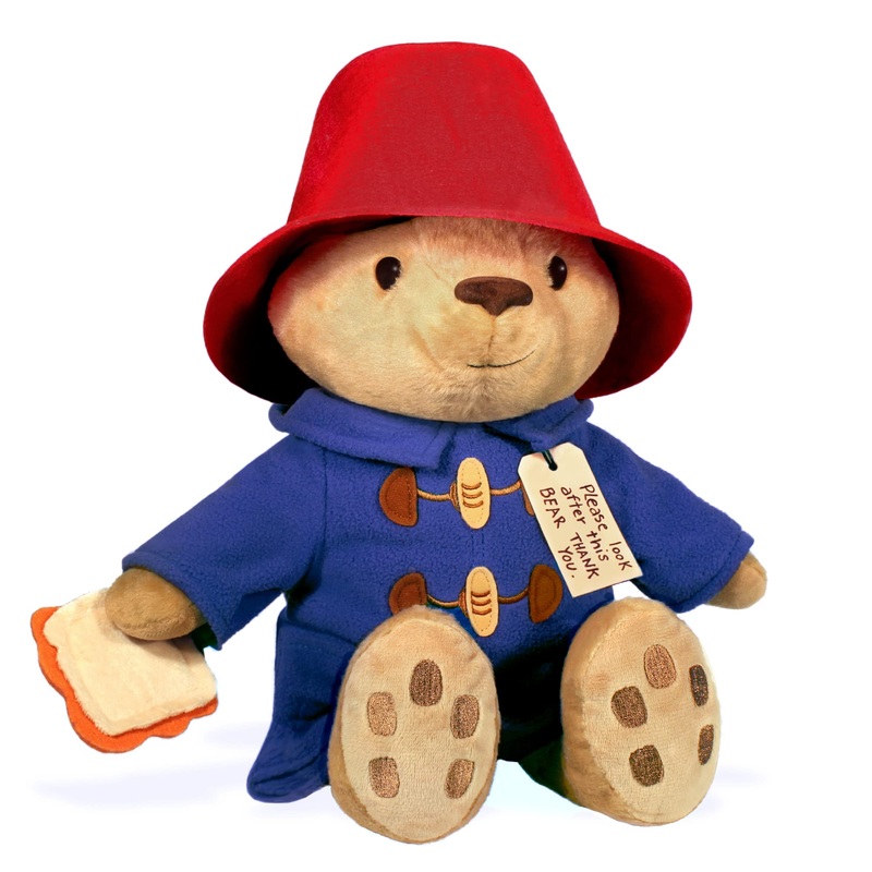 Yottoy Paddington Bear Collection/Classic Seated Paddington Bear Soft Stuffed Plush Toy- 12' H