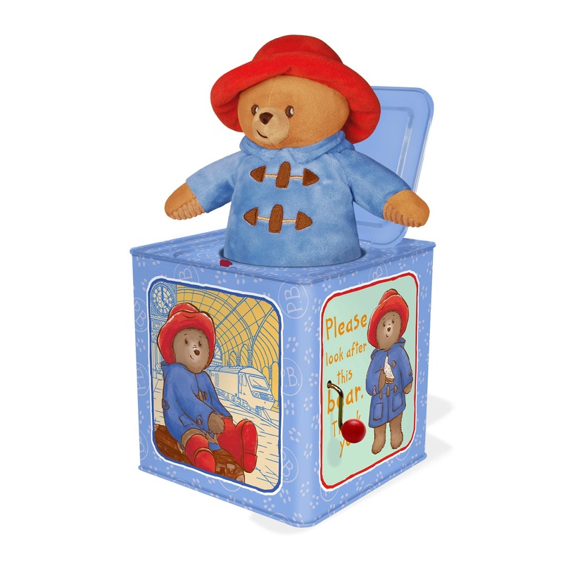 Yottoy Paddington Bear Collection | Paddington For Baby Jack-In-The-Box Infant Plush Toy With Music