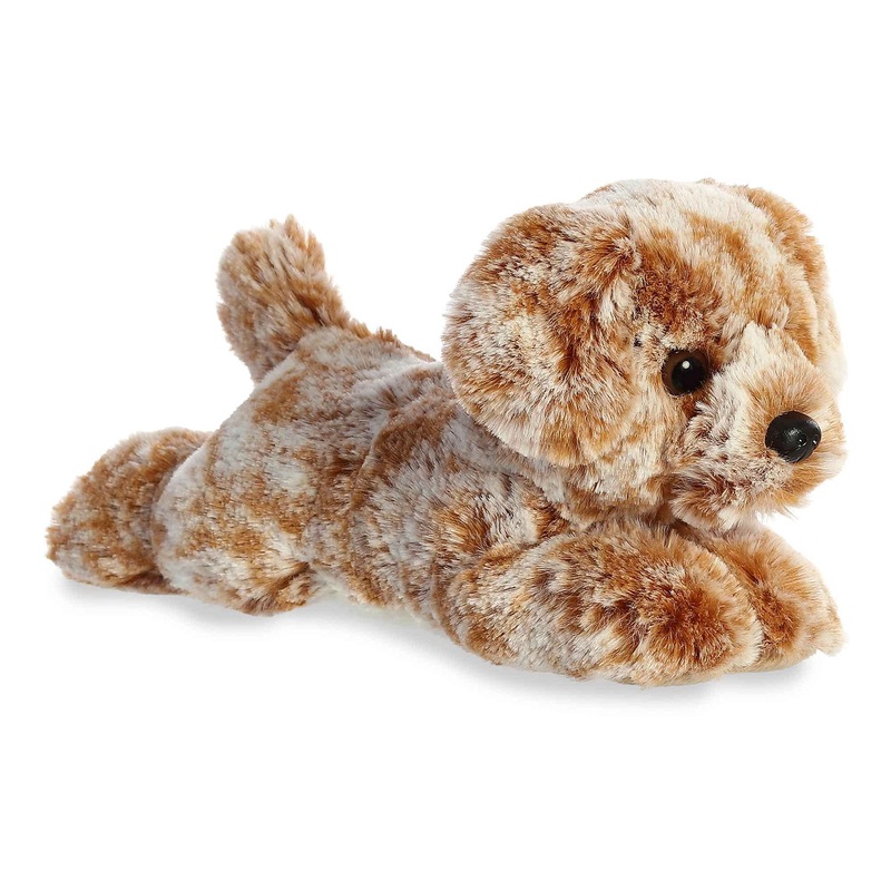 Aurora Adorable Mini Flopsie Coco Lab Stuffed Animal - Playful Ease - Timeless Companions - Brown 8 Inches