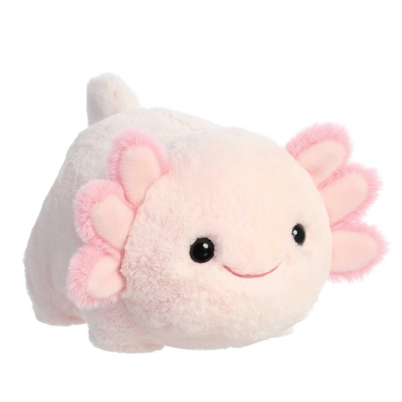 Aurora Adorable Spudsters Axel Axolotl Stuffed Animal - Comforting Cuddles - Playful Companions - Pink 10 Inches