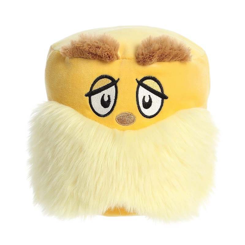 Aurora Whimsical Dr. Seuss Lorax Mallow Stuffed Animal - Magical Storytelling - Literary Inspiration - Yellow 6.5 Inches