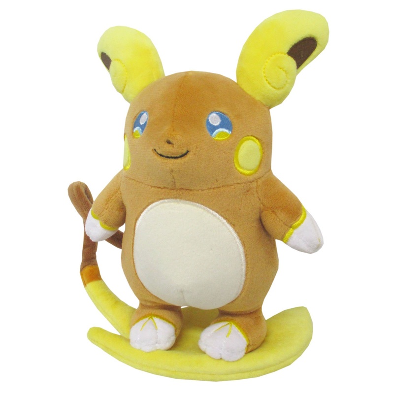 Sanei Pp60 Alolan Raichu Pokemon All Star Collection Stuffed Plush, 8'