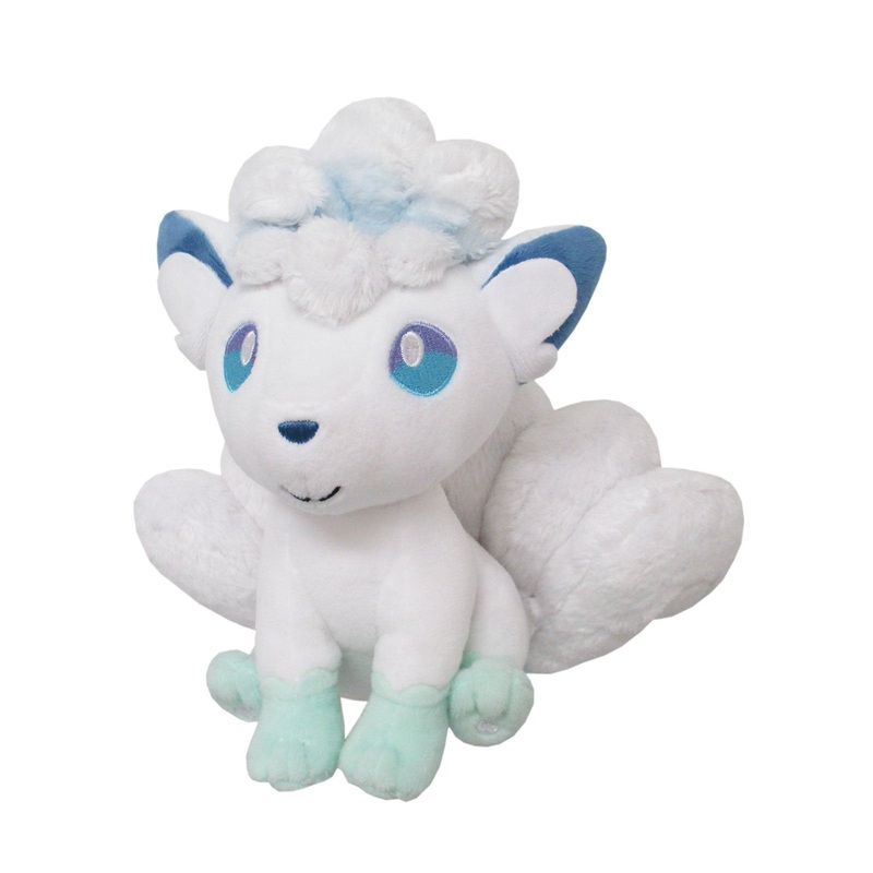 Sanei Pp61 Alolan Vulpix Pokemon All Star Collection Stuffed Plush, 7', 156 Months To 180 Months
