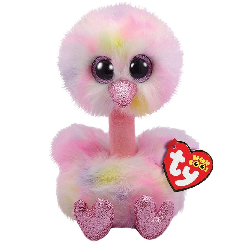 Ty 36699 Beanie Boo'S - Avery L'Autruche 15Cm Chihuahua Ostrich, Multicolored, 15 Cm