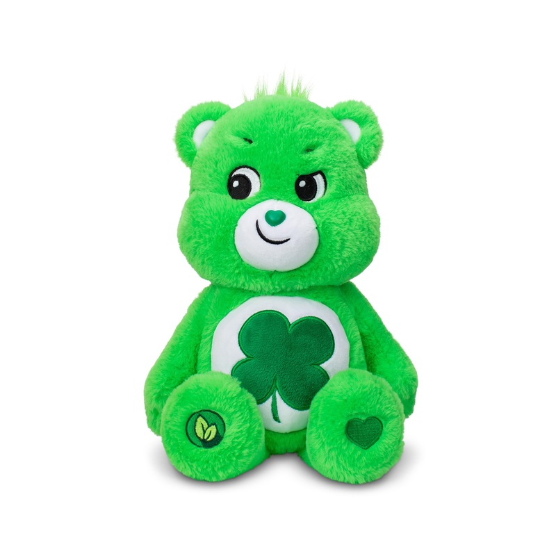 Care Bears 14' Good Luck Bear Plushie - Medium Size - Green Plush For Ages 4+  Perfect Stuffed Animal Holiday, Birthday Gift, Super Soft And Cuddly  Gift For Girls And Boys, Collectors