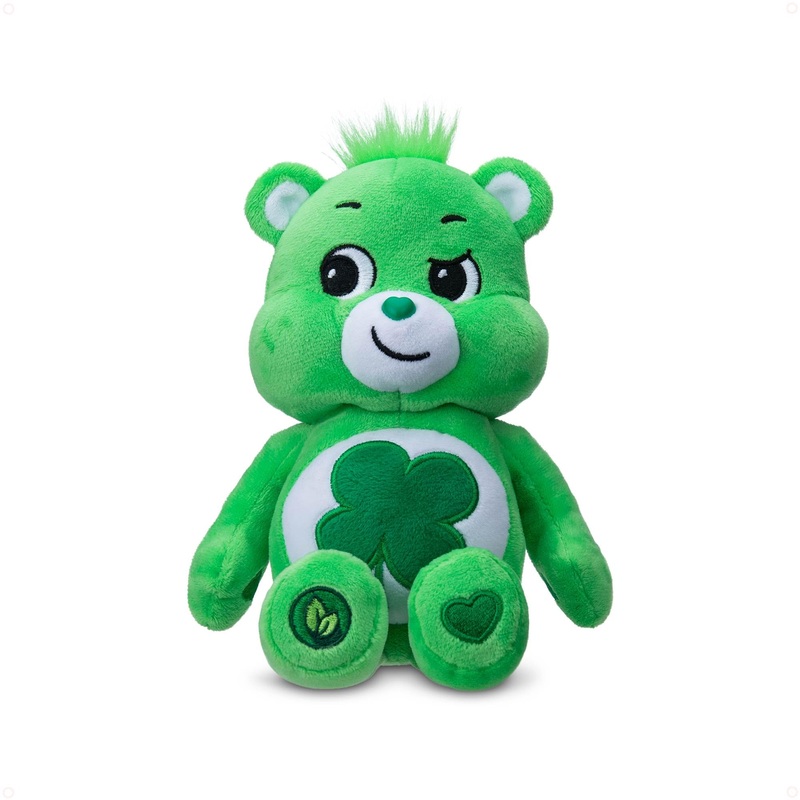 Care Bears Good Luck Bear Bean Plush, 9 Inches