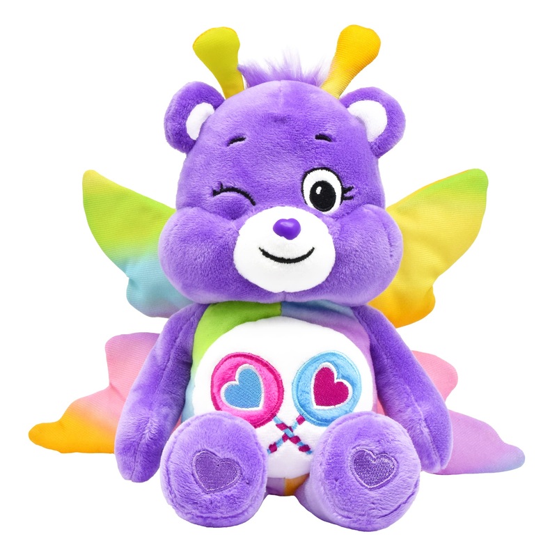 Care Bears Spring Theme Butterfly Share Bear Fun-Size Plush - Perfect Stuffed Animal Holiday, Birthday Gift, Super Soft And Cuddly  Good For Girls And Boys, Employees, Collectors, Ages 4+