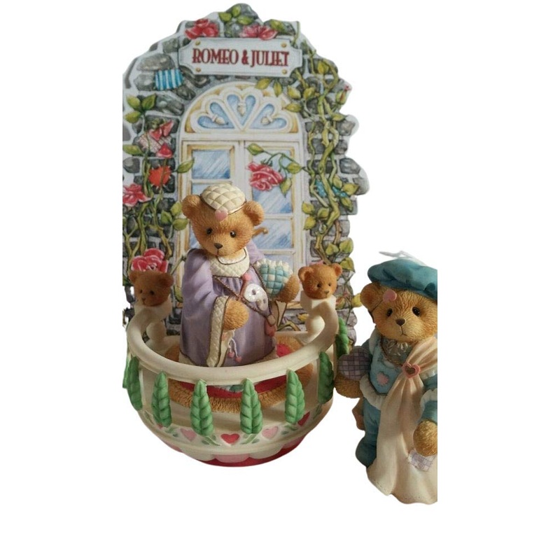 Cherished Teddies - Romeo And Juliet...There'S No Rose Sweeter Than You; Wherefore Art Thou Romeo? 203114 By Pricilla And Glenn Hillmanee?Ees Cherished Teddies Collection
