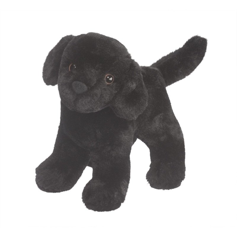 Douglas Abraham Black Lab Dog Plush Stuffed Animal