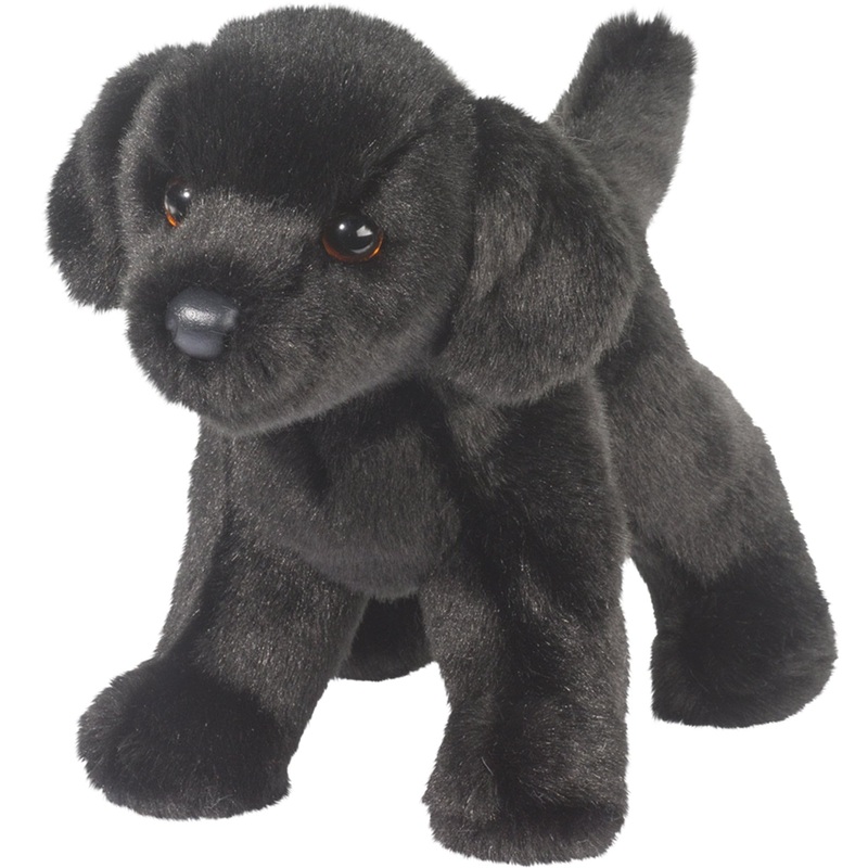 Douglas Bear Black Lab Dog Plush Stuffed Animal