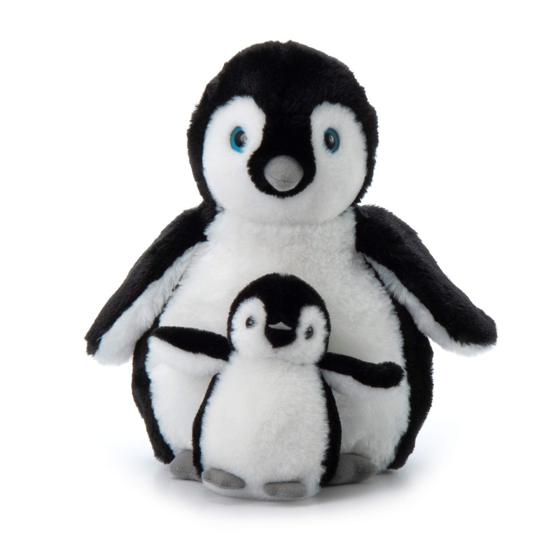 The Petting Zoo Softee Penguin Stuffed Animals, Mom And Baby, Gifts For Kids, Penguin Plush Toy 12 Inches