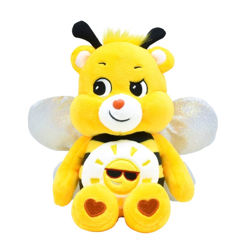 Care Bears Spring Theme Bee Funshine Bear Fun-Size Plush - Perfect Stuffed Animal Holiday, Birthday Gift, Super Soft And Cuddly  Good For Girls And Boys, Employees, Collectors, Ages 4+