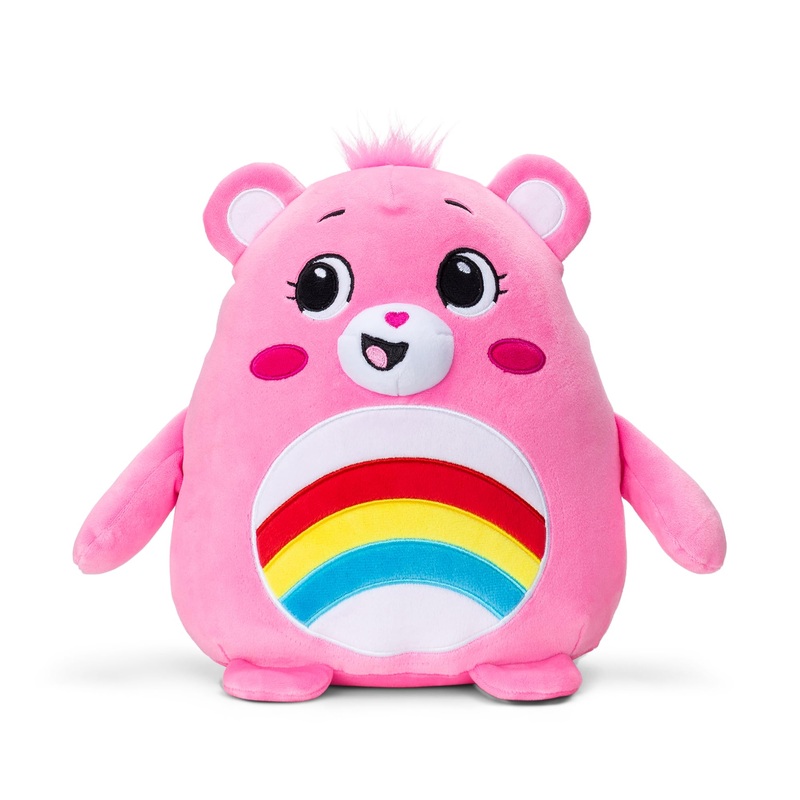 Care Bears Squishy 10' Plush Cheer Bear - Pink, Soft Huggable Squishy Material!  Good For Girls And Boys, Employees, Collectors, Ages 4+