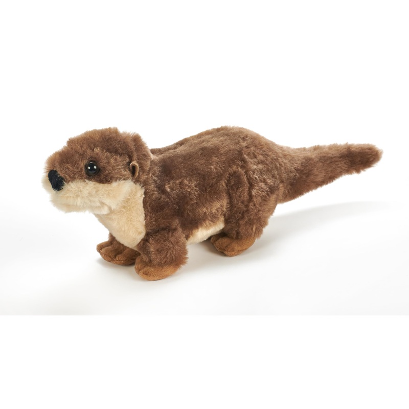 The Petting Zoo River Otter Running Stuffed Animal Plushie, Gifts For Kids, Wild Onez Wildlife Animals, River Otter Plush Toy 9 Inches