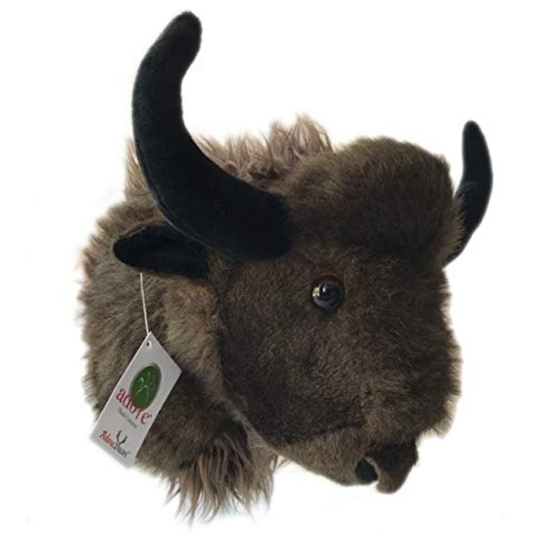 Adore 12' Bill The Buffalo Stuffed Animal Plush Walltoy Wall Mount